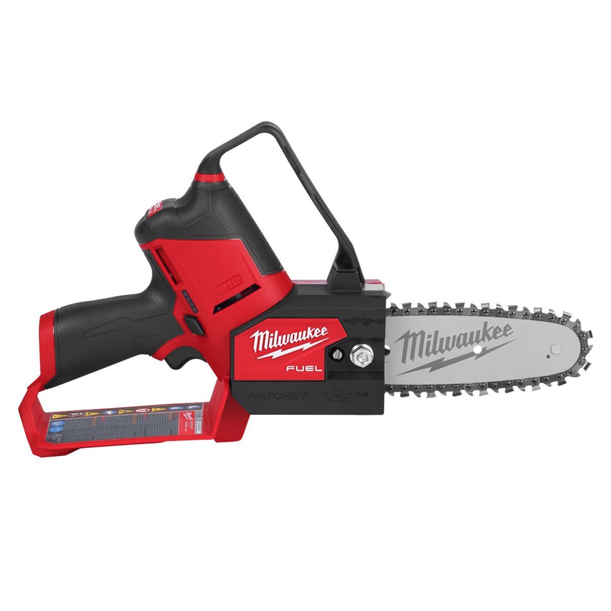 Milwaukee M12FHS-0 12V Brushless 231mm Fuel Hatchet Pruning Saw With 1 x 5.0Ah Battery & Charger