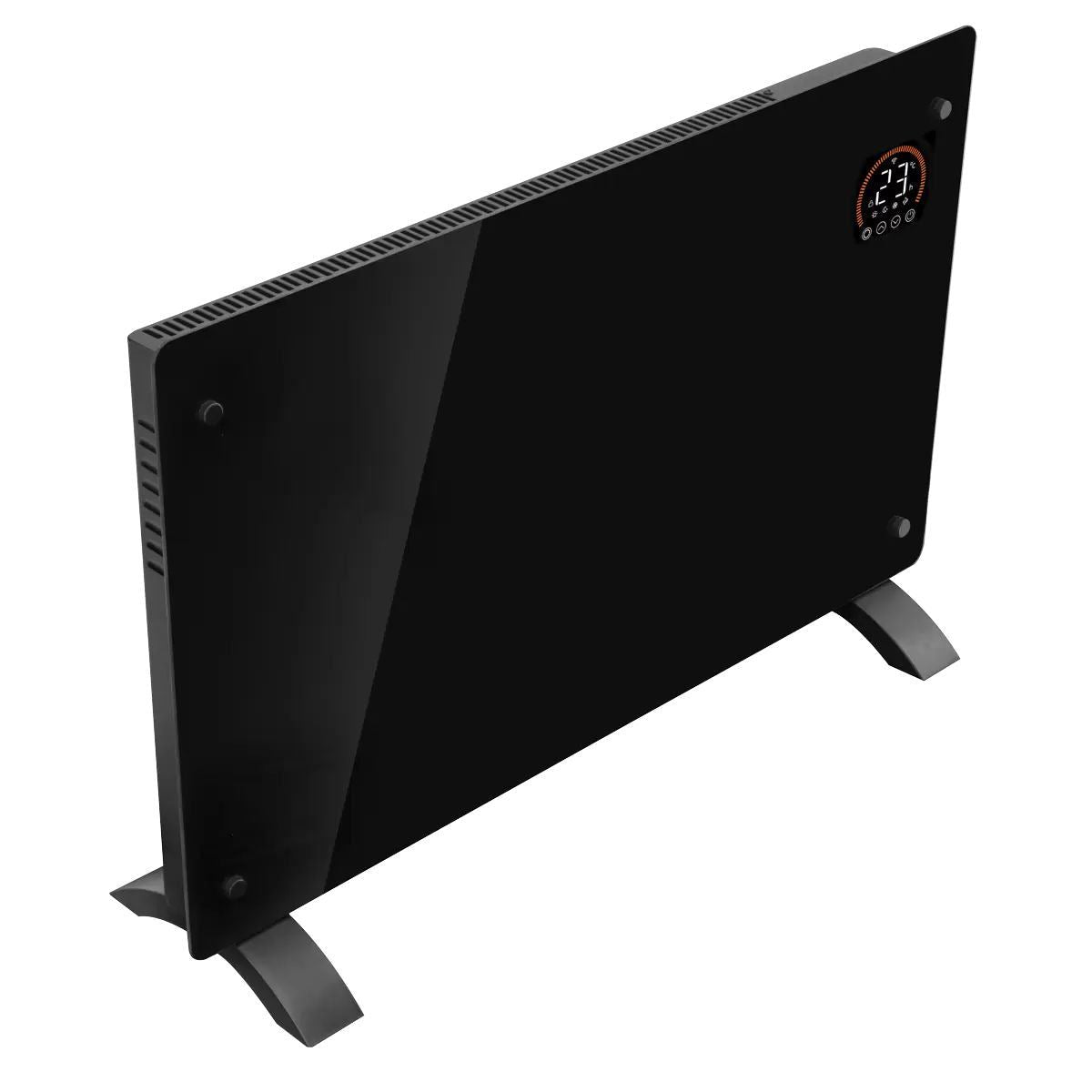 Sealey DH139 Baridi Electric Glass Panel Heater Black Remote Control & Wi-Fi 2000W