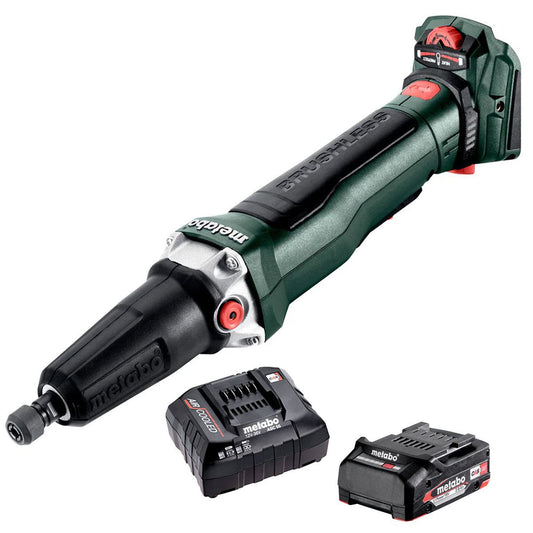 Metabo GVPB 18 LTX BL 11-28 18V Brushless Die Grinder with 1 x 2.0Ah Battery & Charger
