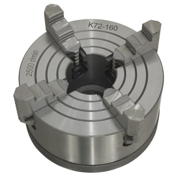 Sealey SM27FJC 4 Jaw Independent Chuck with Back Plate