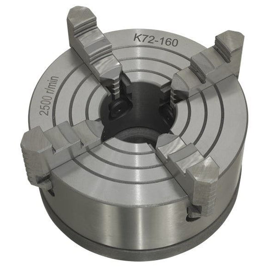 Sealey SM27FJC 4 Jaw Independent Chuck with Back Plate