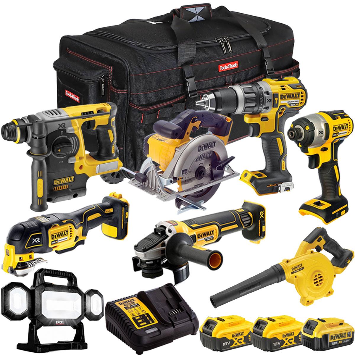 Dewalt 18V 8 Piece Combo Kit with 3 x Batteries & Charger T4TKIT-1921