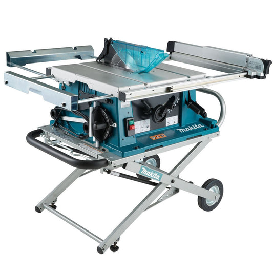 Makita 2704NX1/1 260mm Table Saw 110V With Portable Folding Stand 194093-8 Item Condition Damaged Box