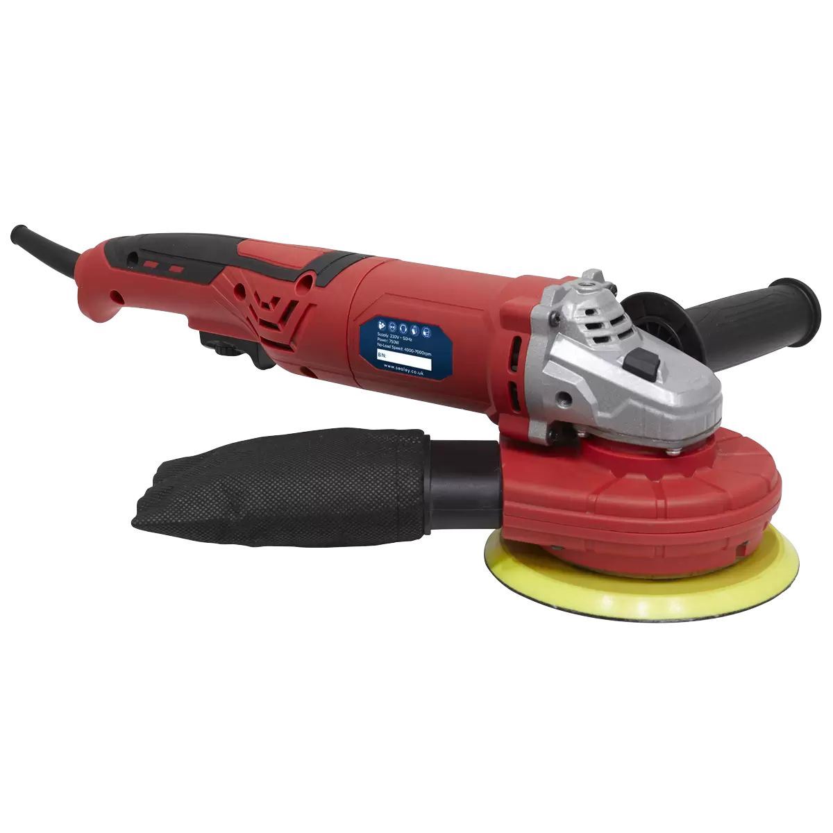 Sealey DAS151 Ø150mm Dual Action Variable Speed Dust-Free Sander 230V/750W