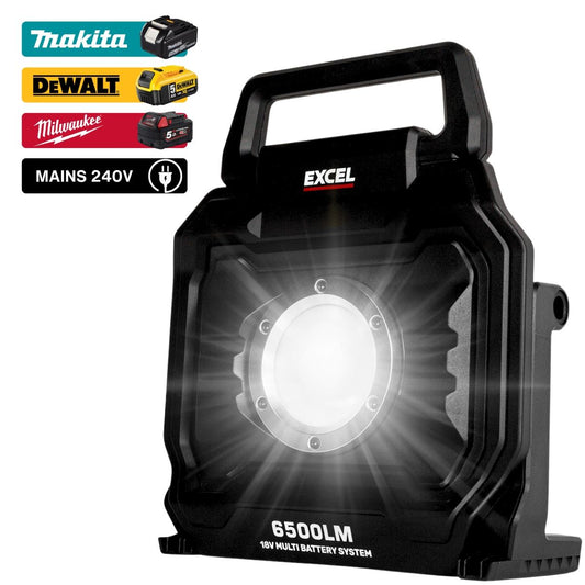 Excel 18V LED Work Light 6500 Lumens