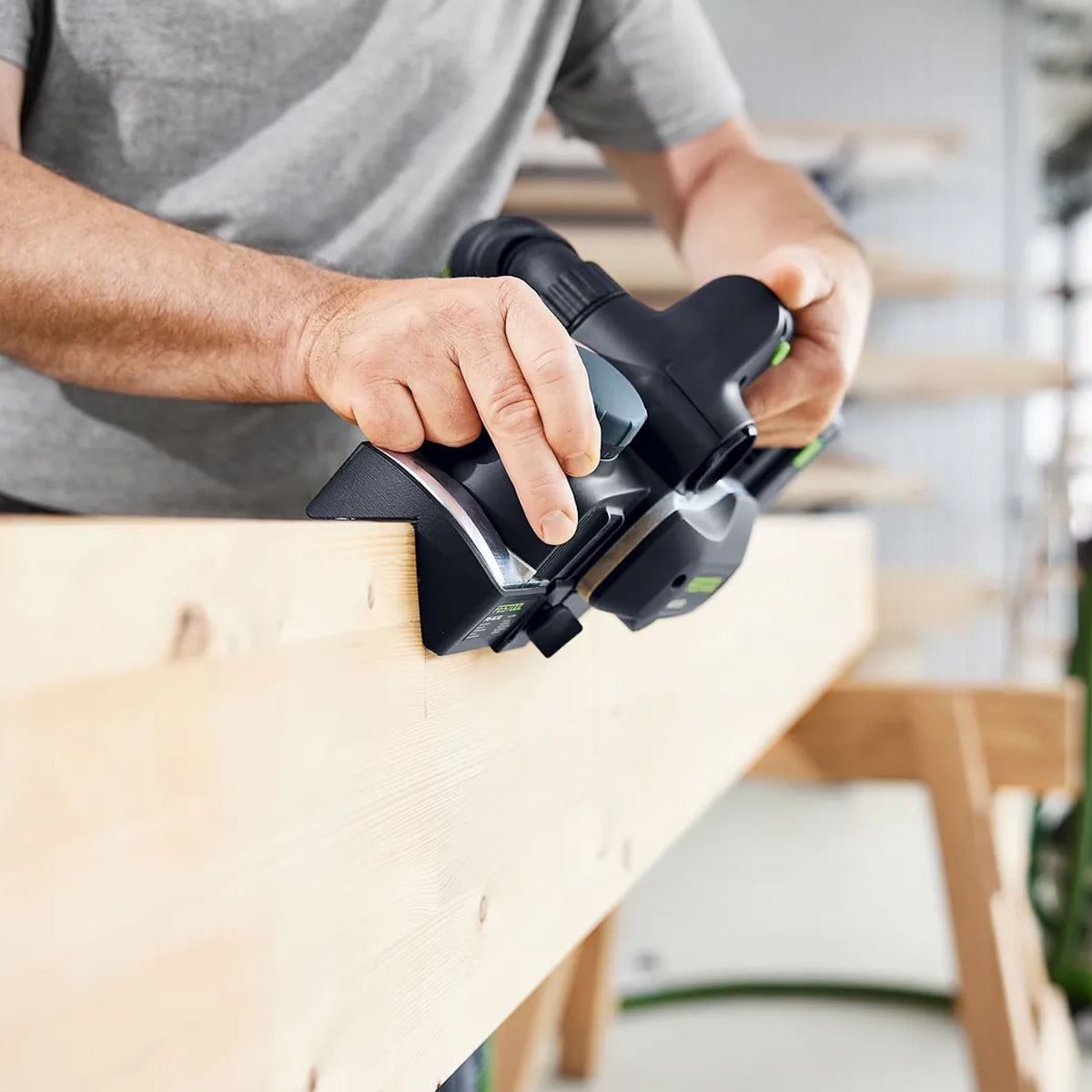 Festool HLC 82 EB-Basic-Set 18V Brushless Planer 578600 with 1 x 8.0Ah Battery & Accessories Set
