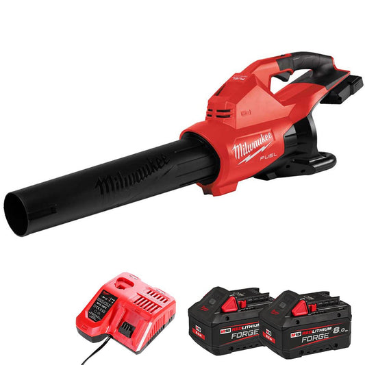 Milwaukee M18F2BL-0 36V Fuel Brushless Dual Battery Blower with 2 x 8.0Ah Battery & Charger