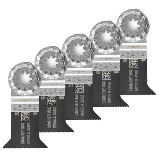 Fein 50mm STARLOCK E-Cut Long-Life BIM Saw Blade 63502221230 Pack of 5