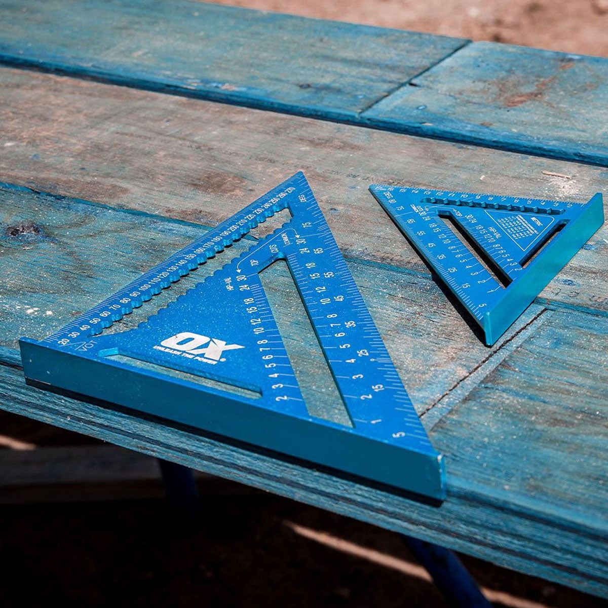 Ox Pro Aluminium Metric Rafters Square 180mm & 300mm Twin Pack OX-P634701