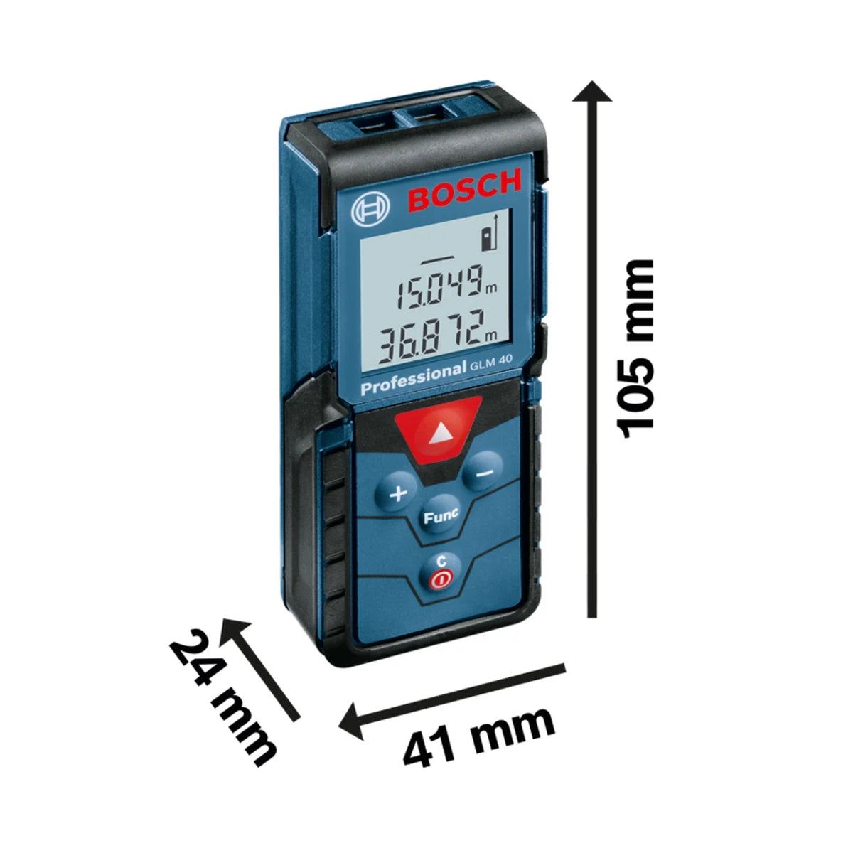 Bosch GLM 40 Professional Laser Measure Efficient Measuring Tool for Various Applications 0601072900