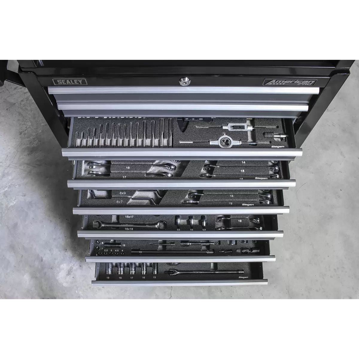 Sealey AP3508TB Roll cab 8 Drawer with Ball Bearing Runners