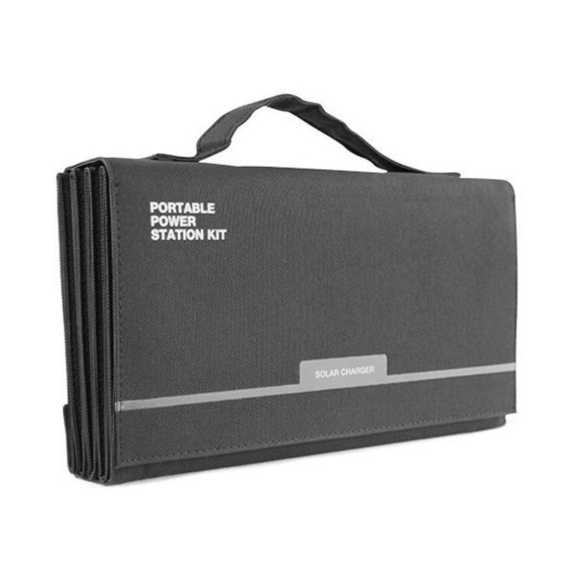 Hyundai H60 Portable & Foldable 60W Solar Charger USB & DC Connectivity for Outdoor Power Supply