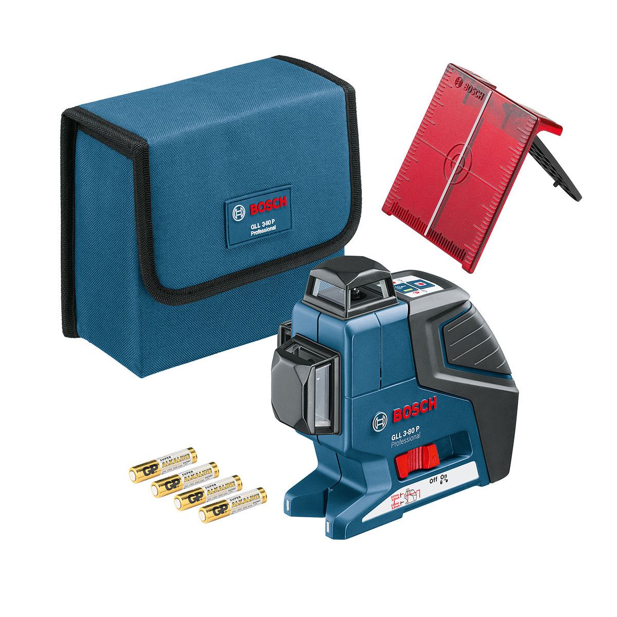 Bosch GLL 3-80 Professional 360° Line Laser Accurate Leveling Tool for Construction Projects 0601063S00