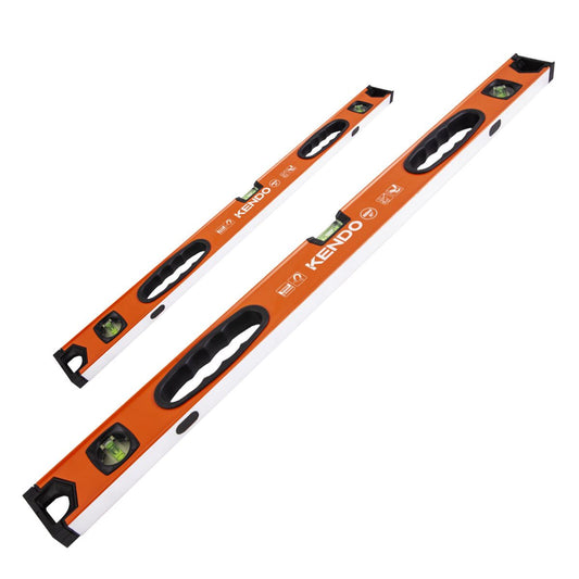 Kendo Magnetic Aluminium Level 600mm & 1200mm Pack of 2