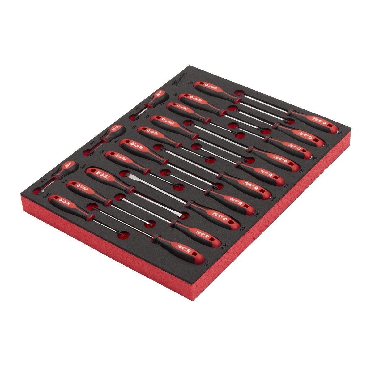 Milwaukee 23 Piece Tri-Lobe Screwdriver Set in Foam Insert 4932479830