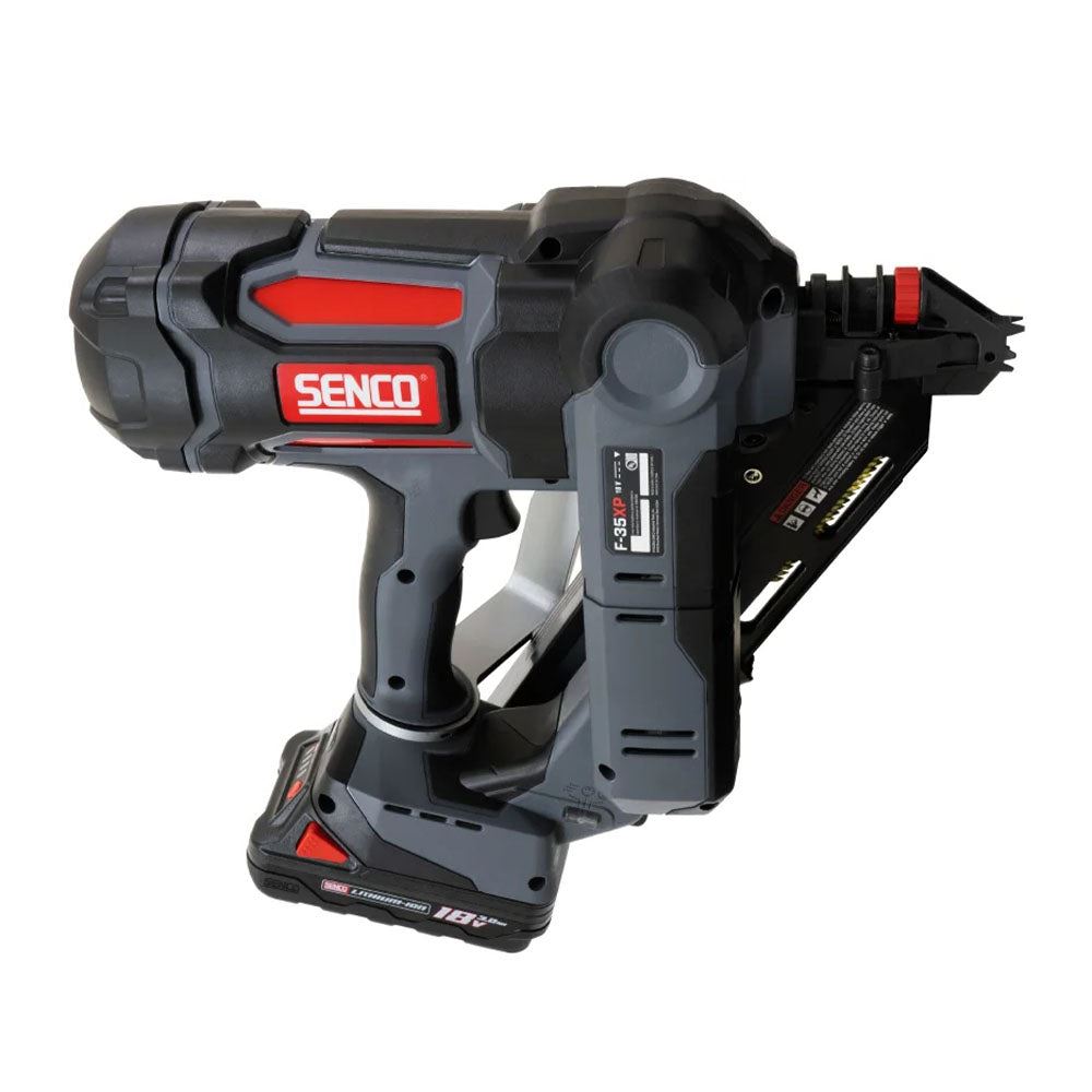 Senco F-35XP 2.0 Fusion 18V First Fix Framing Nailer with 2 x 3.0Ah Battery Charger & Case - 10G2003N