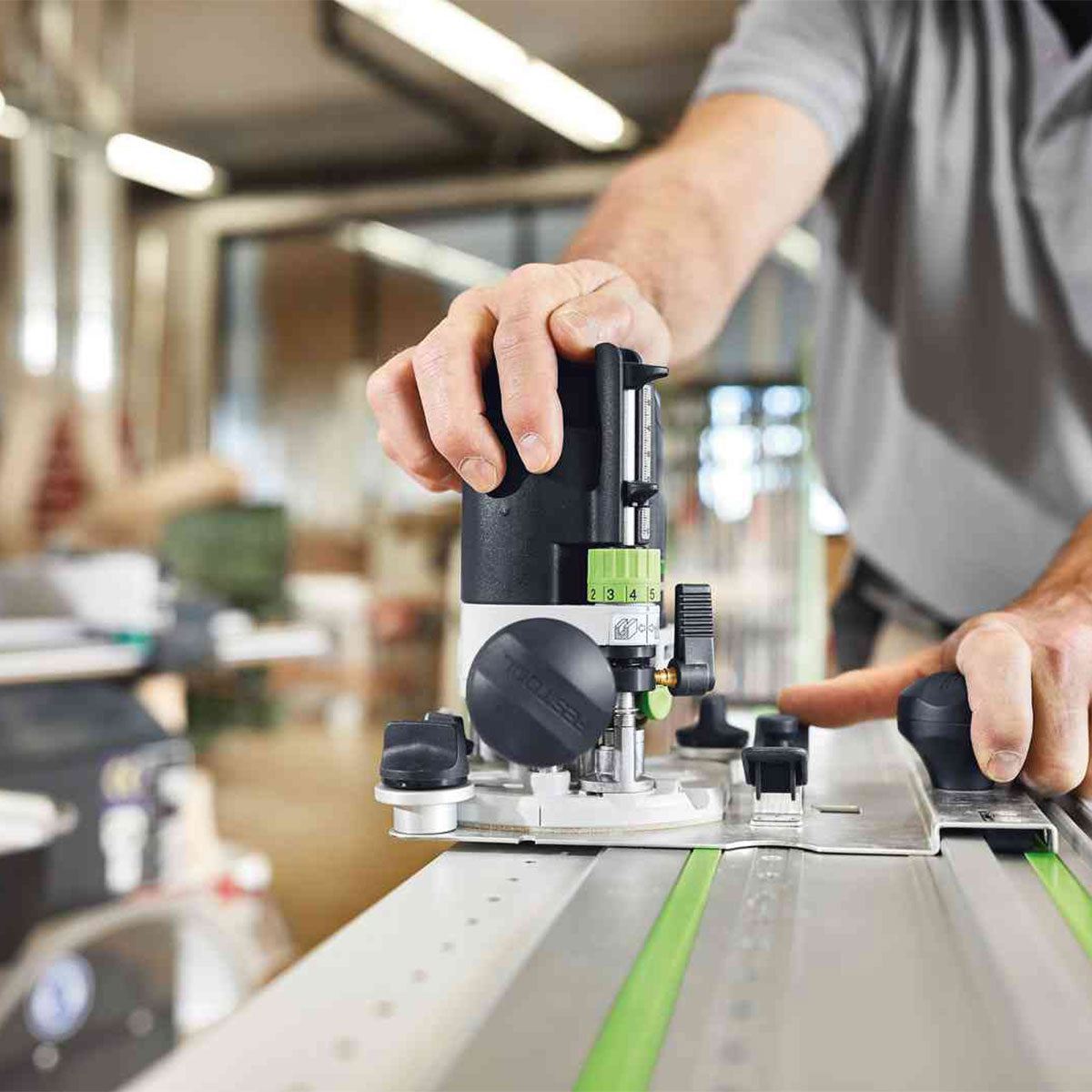 Festool OF 1010 REBQ-Plus 230V GB Router Cutter - 578004 With Router Accessories Set 578046