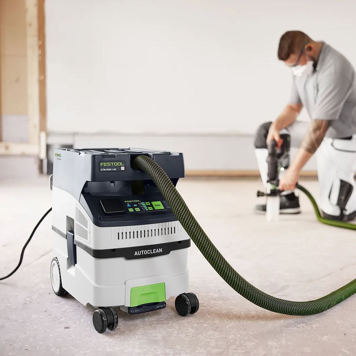 Festool CLEANTEC CTM MIDI I AC M-Class Wet and Dry Mobile Dust Extractor 15L 110V GB - 578551