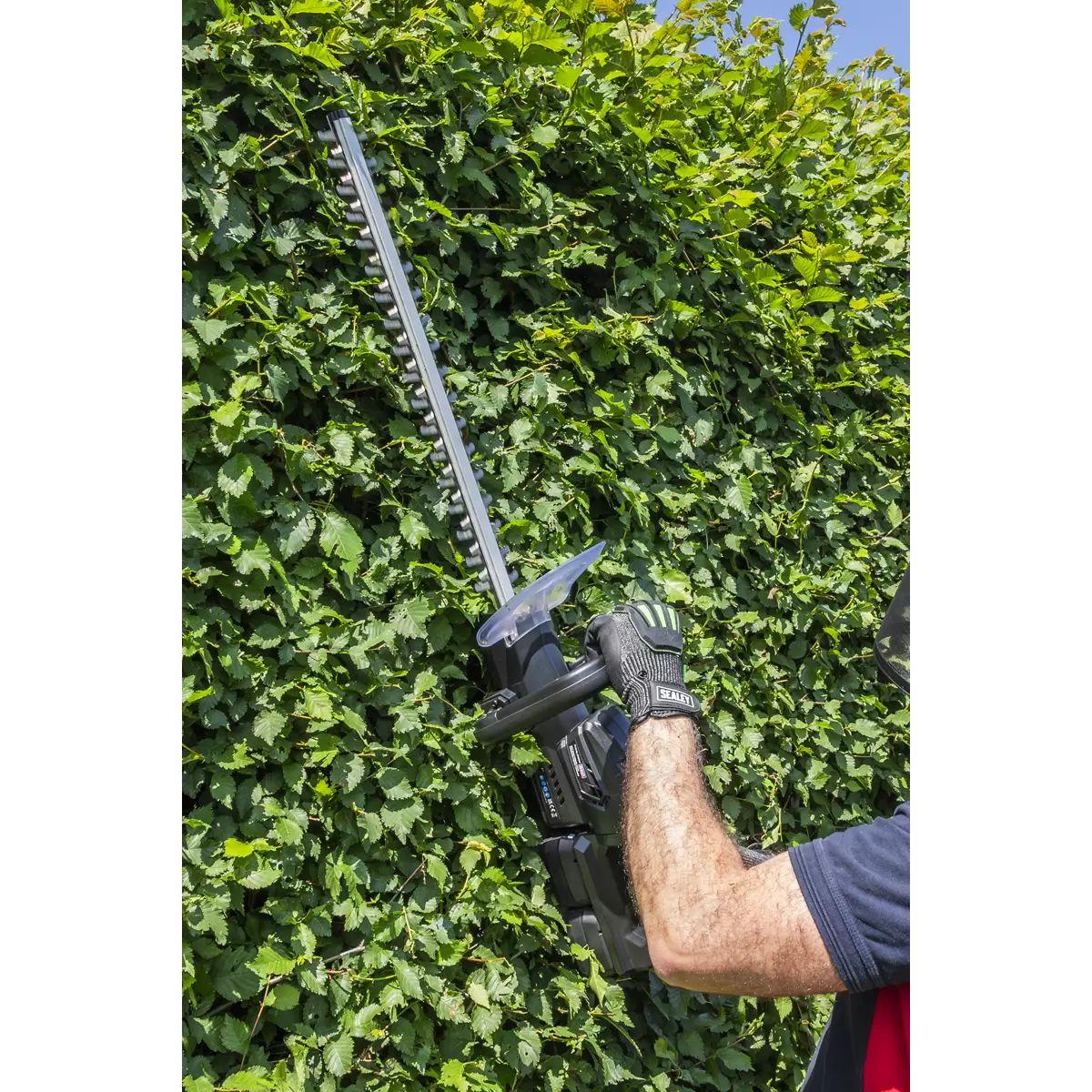 Sealey CP40VHTKIT 40V Hedge Trimmer 52cm Kit With 2 x 4Ah Batteries, Charger