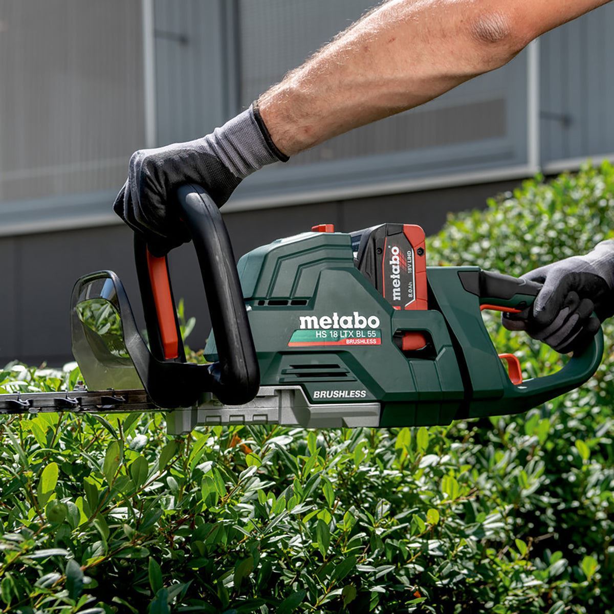 Metabo HS 18 LTX BL 75 18V Brushless 75cm Hedge Trimmer with 1 x 8.0Ah Battery & Charger