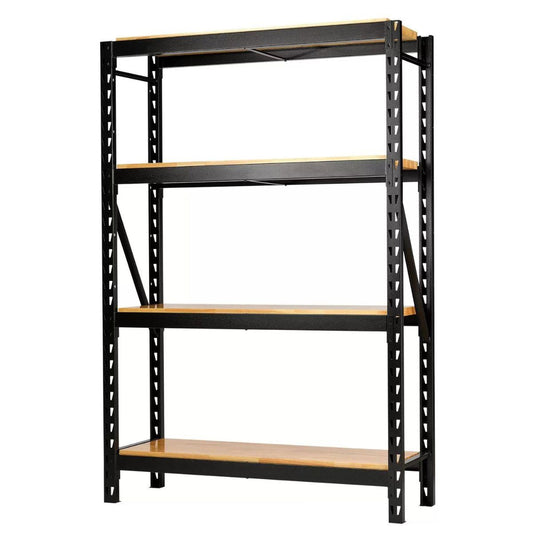 Draper MS400-54-18PC W Bunker Modular 4 Tier Racking with Hardwood Shelving 1500mm 27976