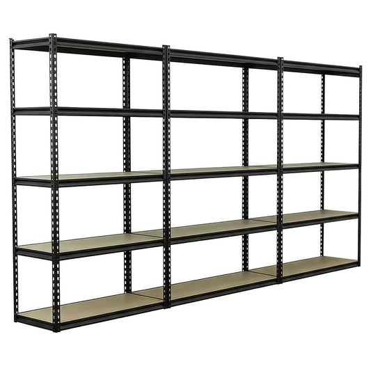 Sealey AP1200RCOMBO1 Racking Unit with 5 Shelves 220kg Capacity Per Level Set of 3