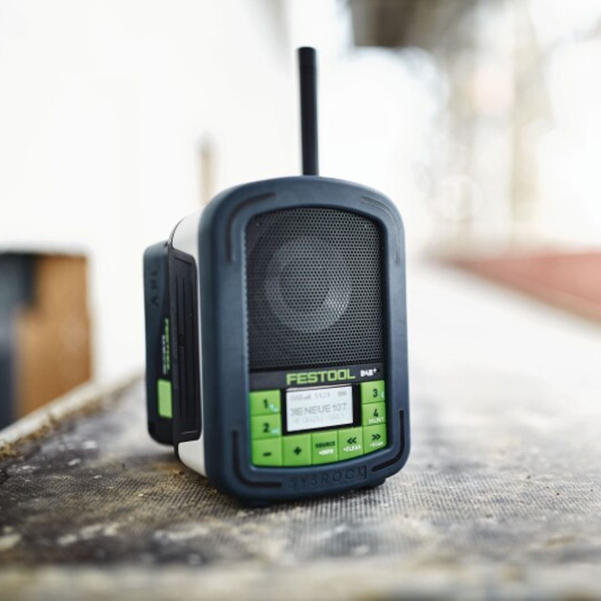 Festool SYSROCK BR 10 DAB+ Construction Site Digital Radio 230V GB With Bluetooth - 202112