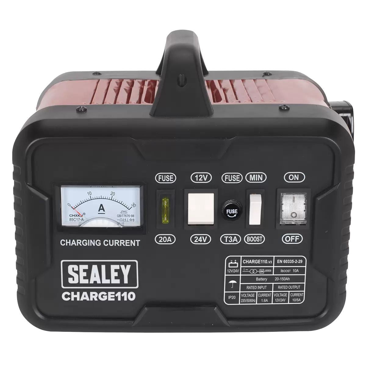 Sealey CHARGE110 Battery Charger 14Amp 230V