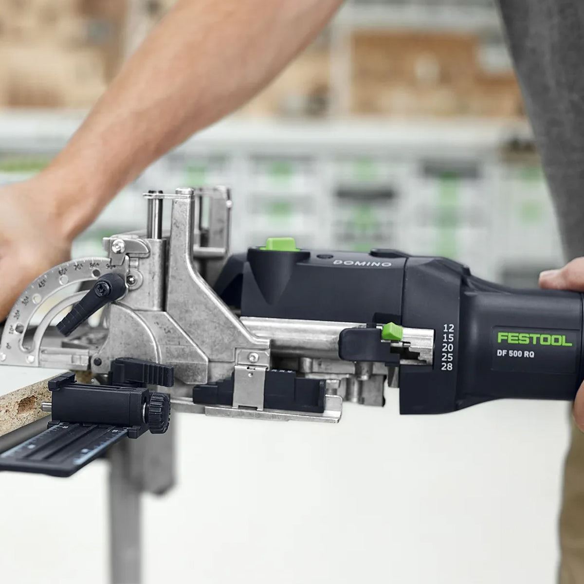 Festool DF 500 RQ-Plus 110V GB Corded DOMINO Joining Machine In Systainer - 578465