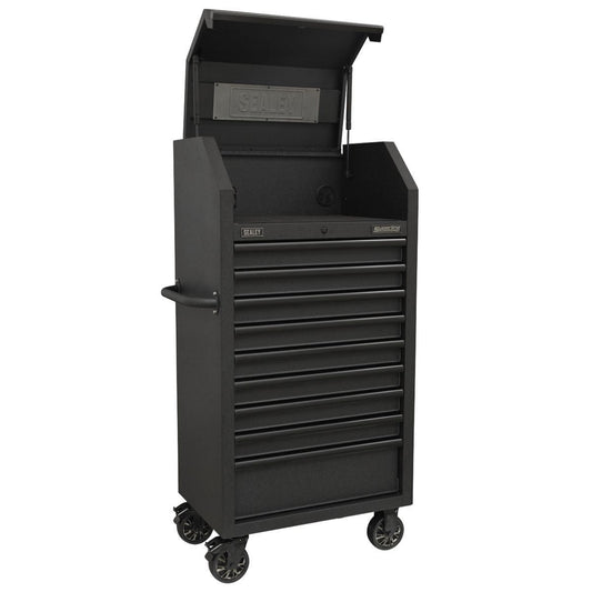Sealey AP2709BE 9 Soft Close Drawer 690mm Power Strip Tower Cabinet