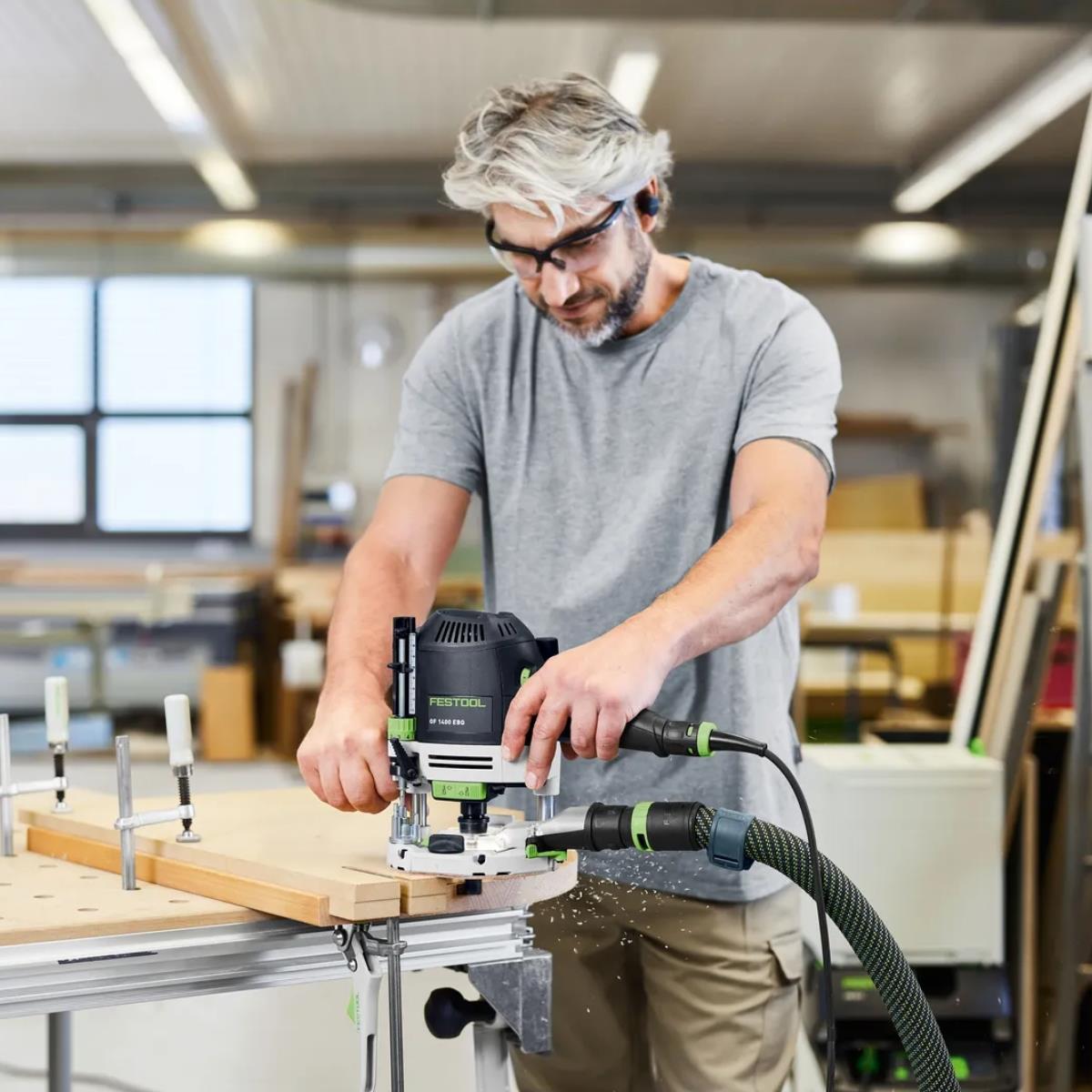 Festool LM-OF 1400 Extraction Bonnet with Light Module 578683