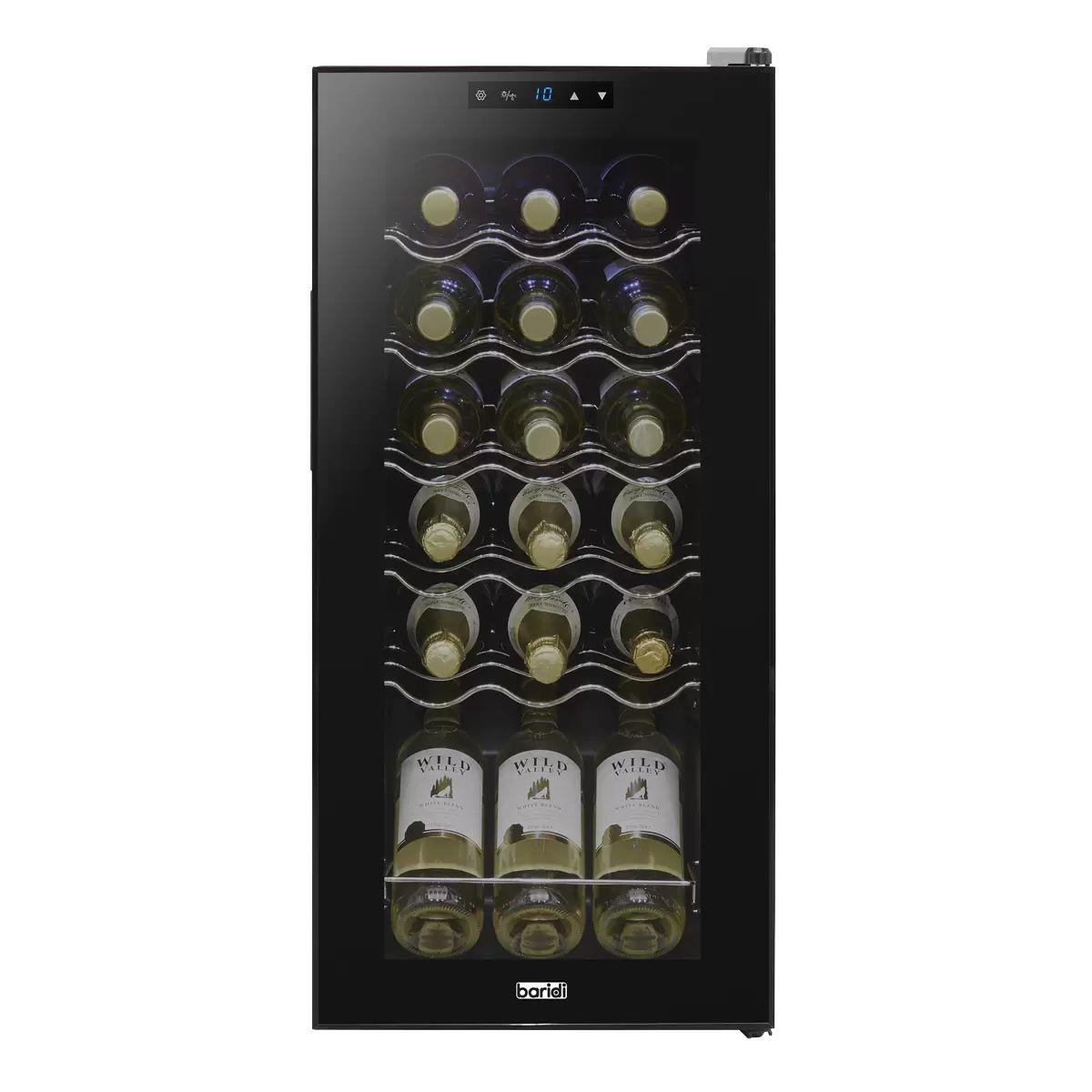 Sealey DH6 Baridi 18 Bottle Fridge & Cooler 50L Black 230V