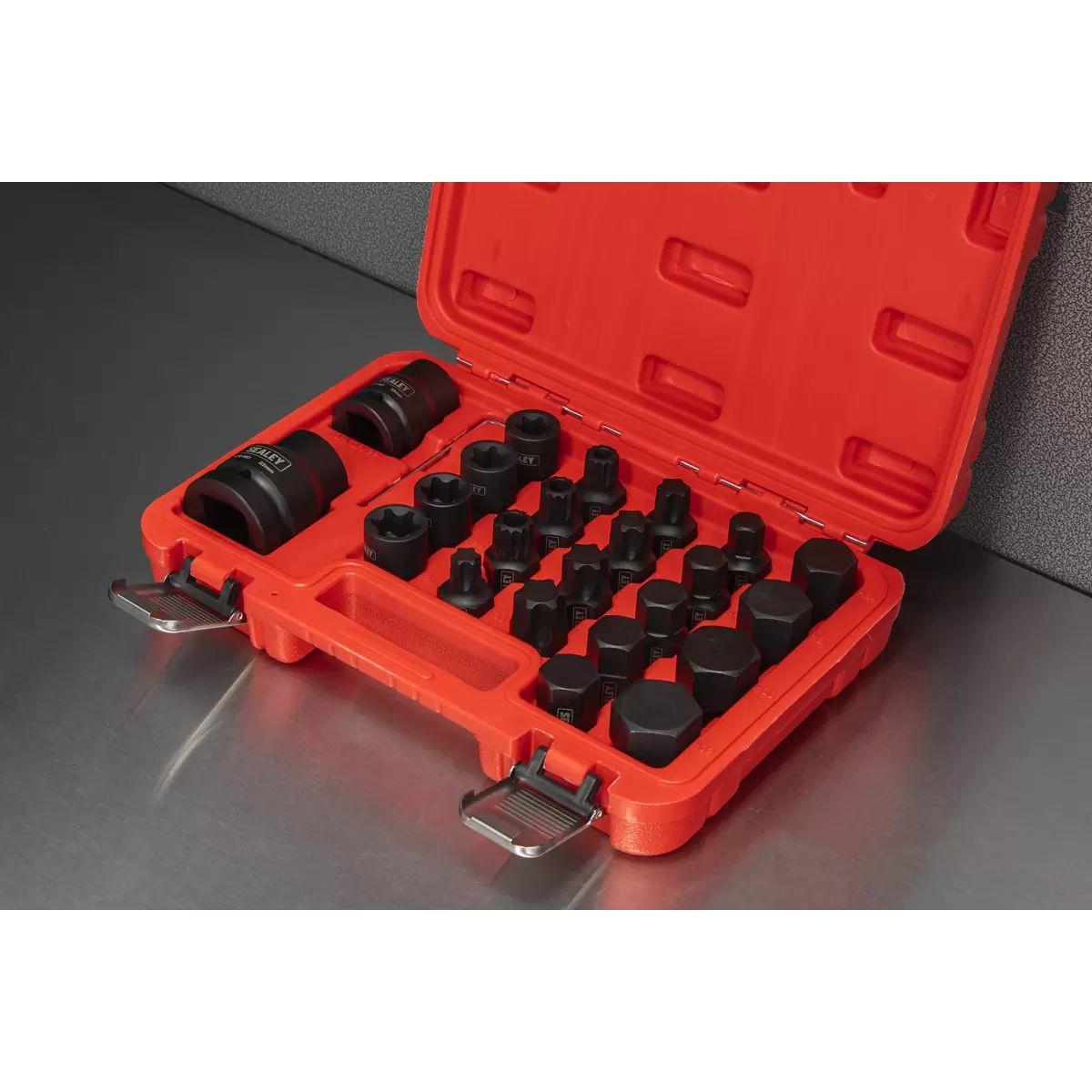 Sealey SX054 Impact Socket & Bit Set 3/4
