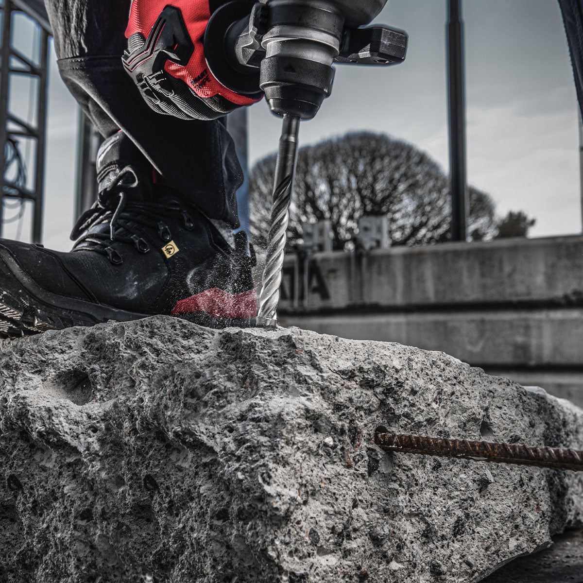 Milwaukee 7 Piece SDS+ MX4 Dril Bit Set 4932500061