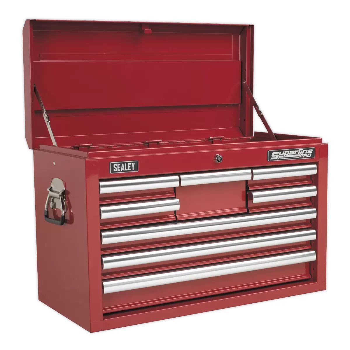 Sealey APCOMBOBBTK57 15 Drawer Top chest with 148 Piece Tool Kit Red
