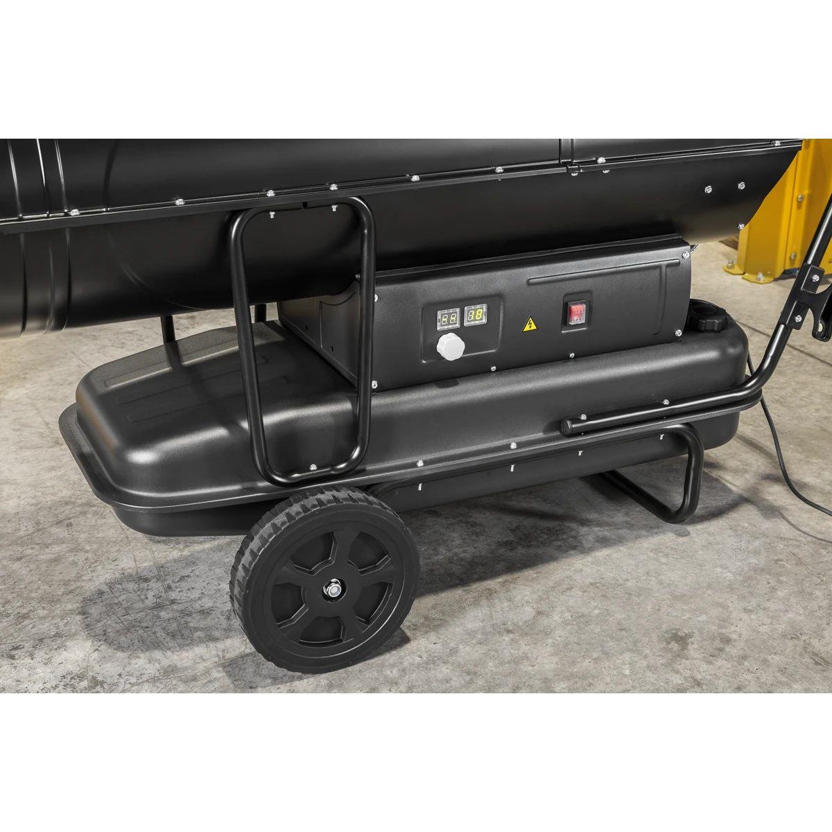 Sealey ABI1700 Space Warmer Indirect Kerosene/Diesel Heater with Wheels 230V/900W