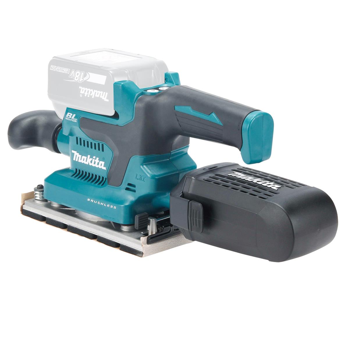 Makita DBO382Z 18V LXT 93 x 185mm Brushless Finishing Sander Body Only