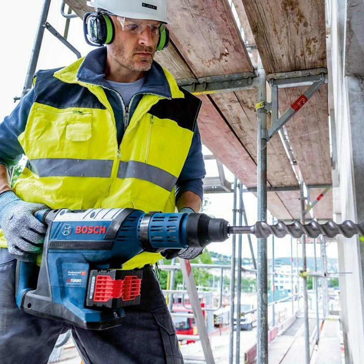 Bosch BSH611913000 18V-45 C BITURBO Professional SDS-Max Rotary Hammer Body Only for Heavy-Duty Use