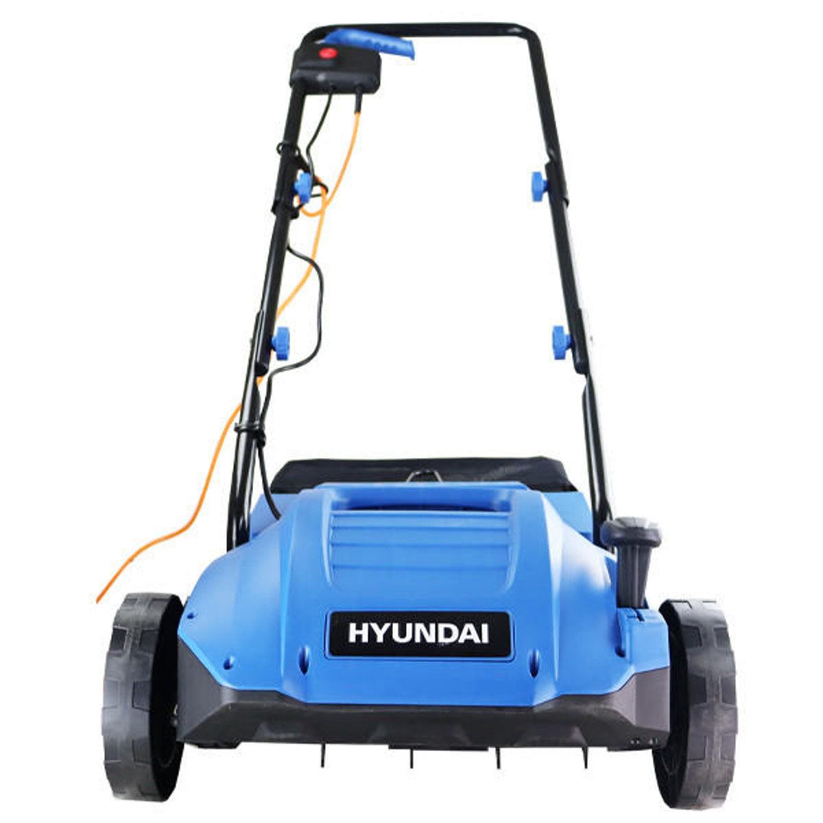 Hyundai HYSC1532E 32cm Electric Lawn Scarifier Aerator Lawn Rake 230V/1500W