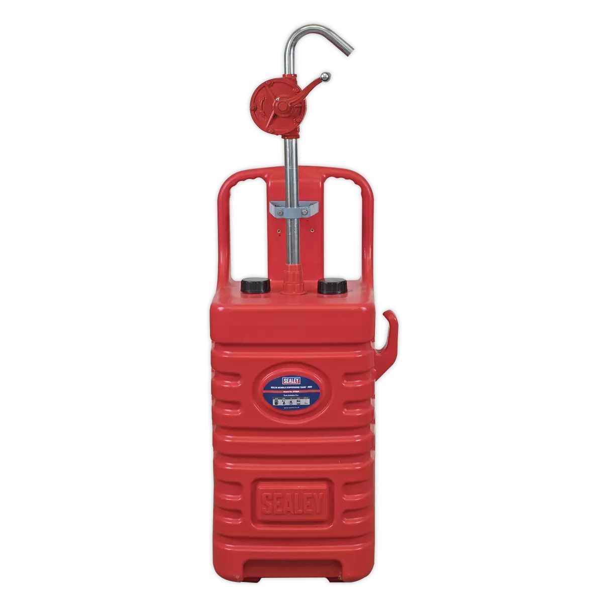 Sealey DT55RCOMBO1 Mobile Dispensing Tank 55ltr with Oil Rotary Pump Red