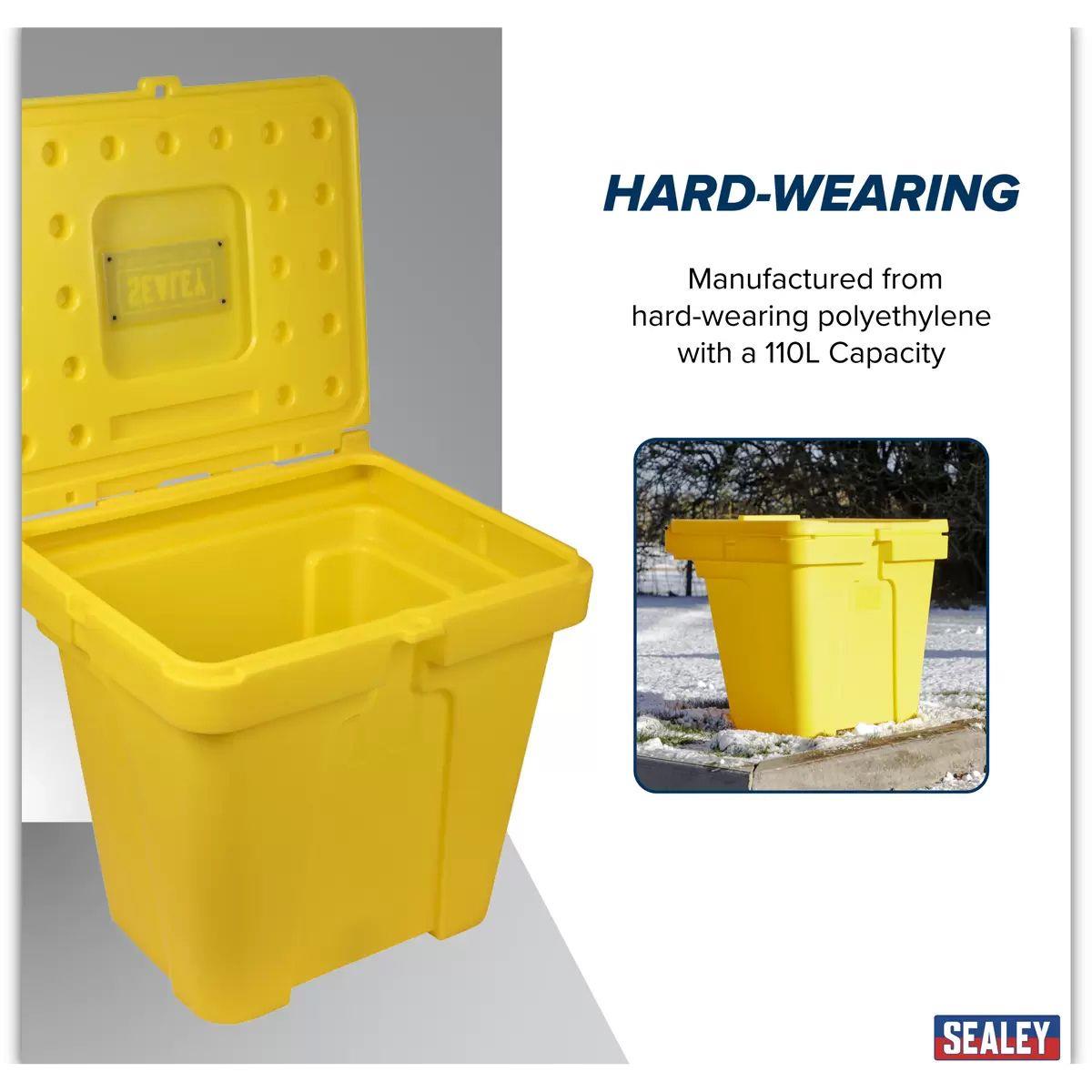 Sealey GB01 110L Grit & Salt Storage Box