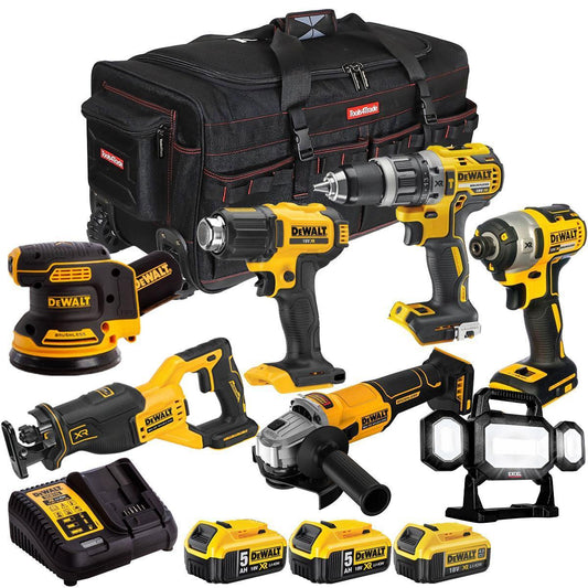 Dewalt 18V 7 Piece Combo Kit with 3 x Batteries & Charger T4TKIT-2292
