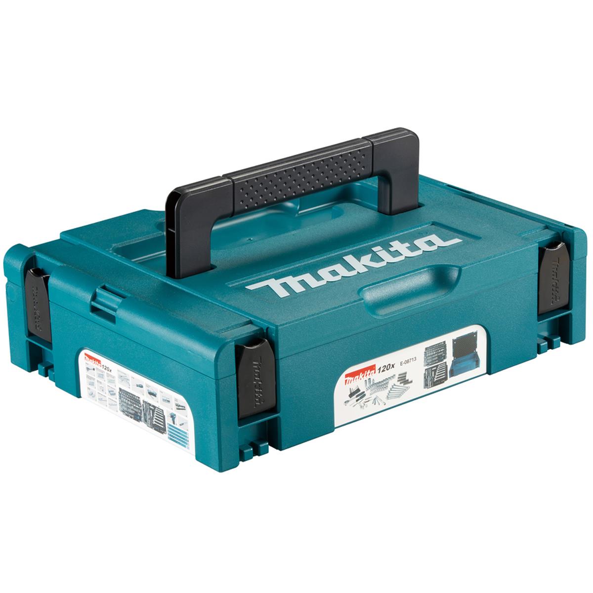 Makita E-08713 Hand Tool Set Of 120 Pieces In Case
