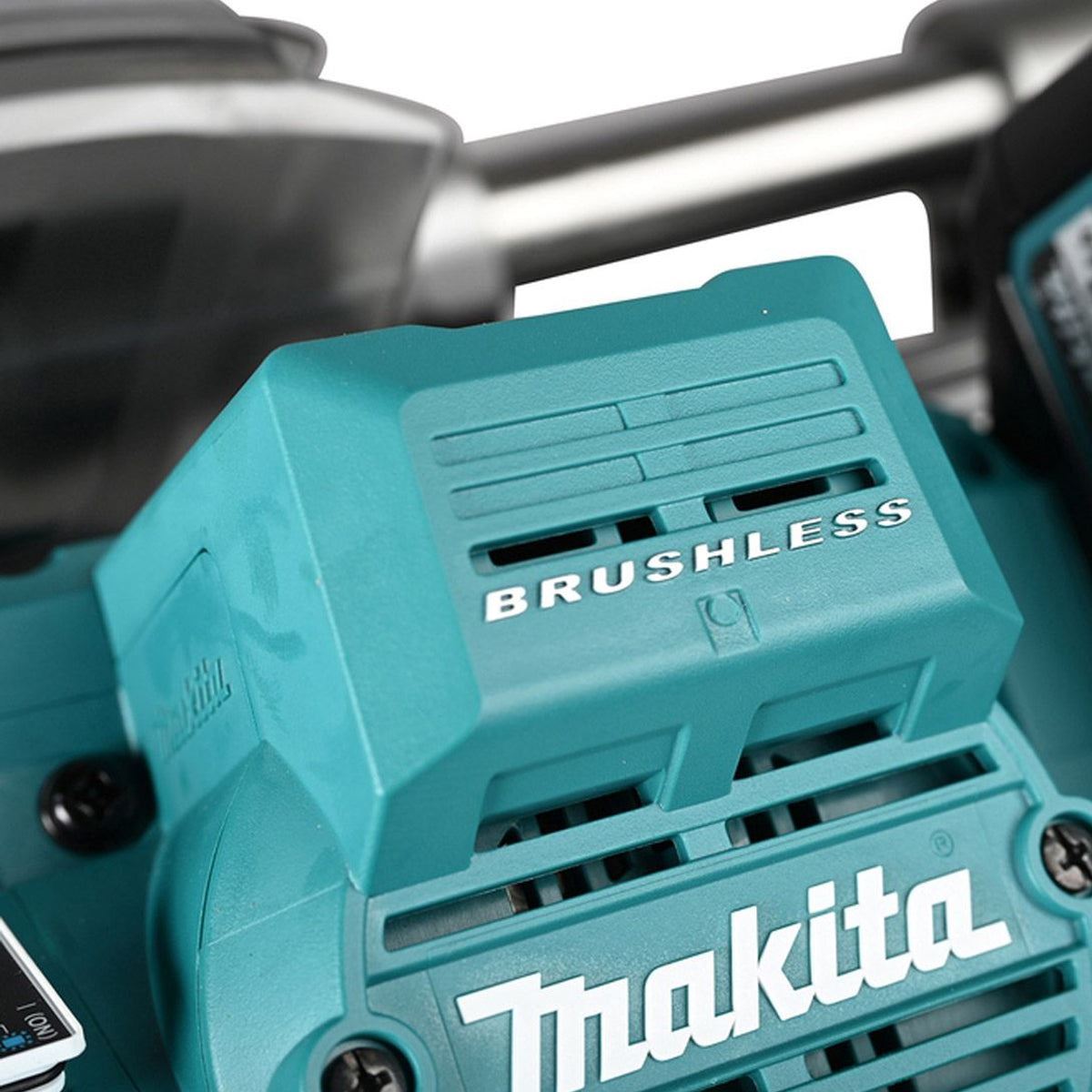 Makita LS003GD201 40V Max XGT Brushless Slide Mitre Saw With 2 x 2.5Ah Batteries, Charger & Adjustable Leg Stand