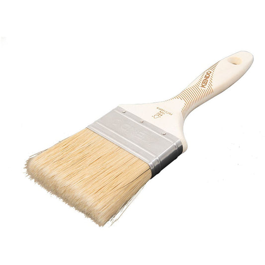 Kendo 3-inch (76.2mm) Bristle Paint Brush with Wooden Handle