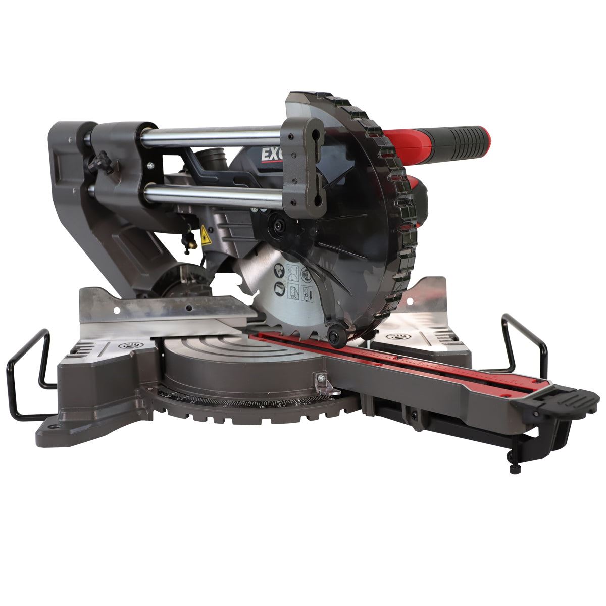 Excel 216mm Mitre Saw Large Base with Laser 240V 1500W Extra 1 x 24T Blade