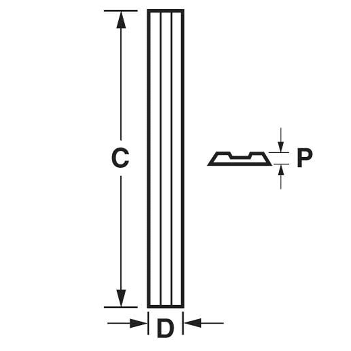 Trend CR/PB29/5PR Craft Pro Planer Blade Set 82mm x 5.5mm x 1.1mm TC 5 Pairs