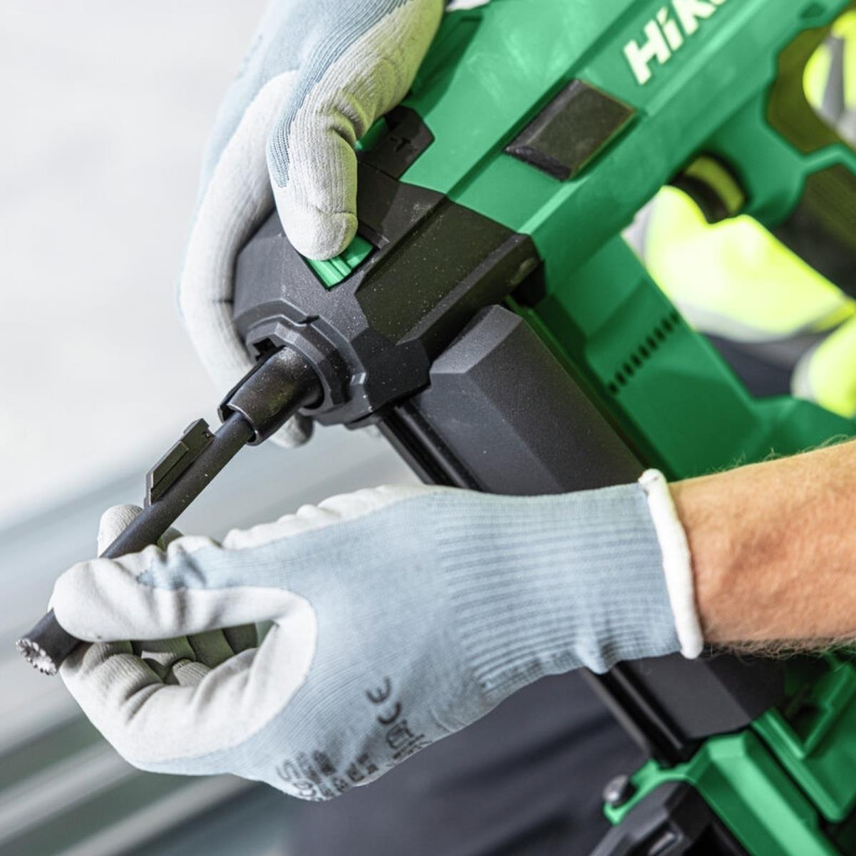 HiKOKI NC1840DAJPZ 18V Brushless Concrete Nailer with 2 x 5.0Ah Battery, Charger & Carry Case