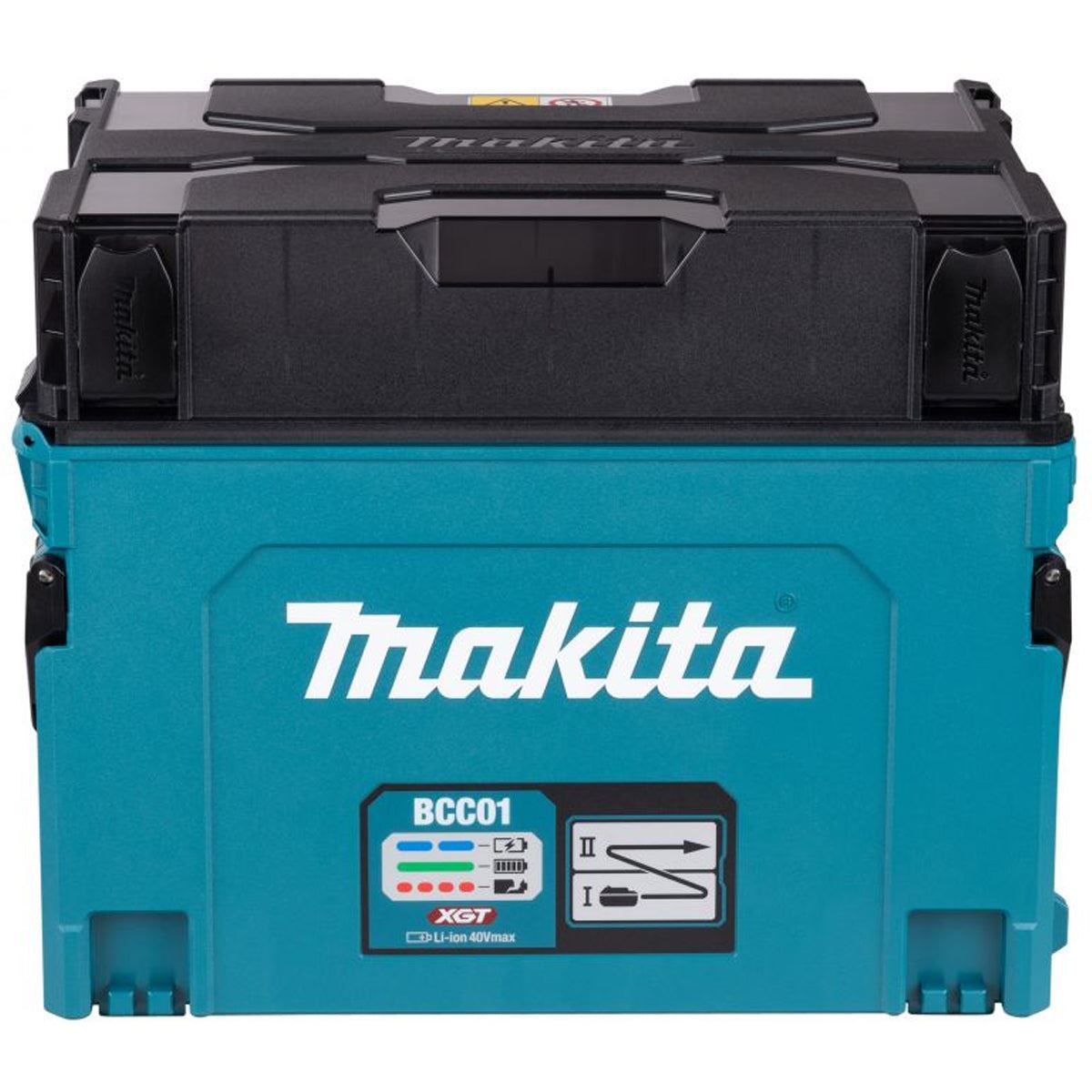 Makita BCC01 40V XGT Battery Charging Makpac Case With 4 x Batteries