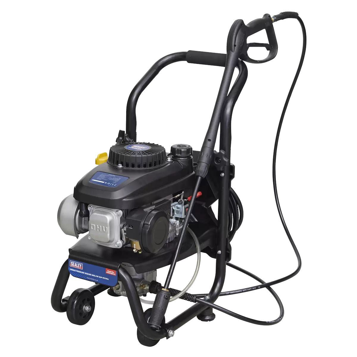 Sealey PWM1300 Petrol Pressure Washer 130bar 360L/hr 2.4hp